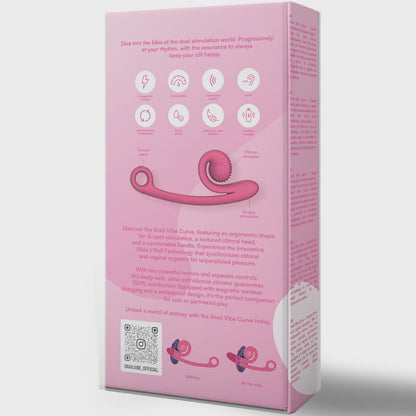 SNAIL VIBE - CURVE VIBRATOR ROSA - Sexotim