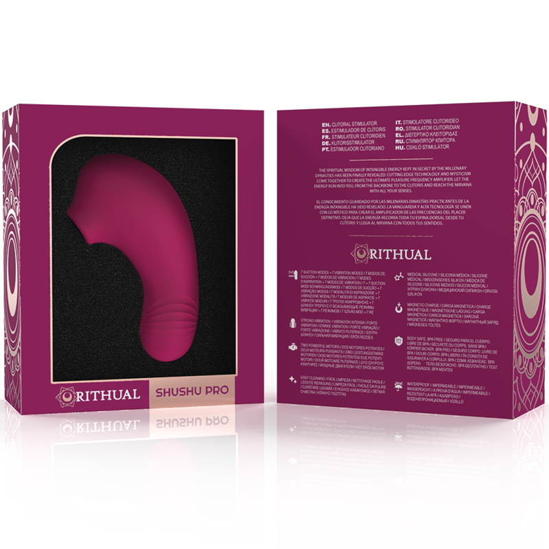 RITHUAL - SHUSHU PRO POCKET KLITORISTIMULATOR 2 LEISTUNGSFHIGE ORCHIDEENMOTOREN - Sexotim