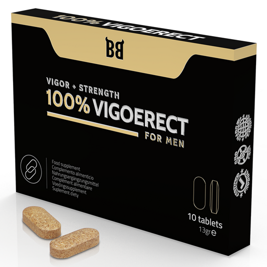 BLACK BULL - 100 % VIGOERECT VIGOR + STÄRKE FÜR MÄNNER 10 TABLETTEN - Sexotim