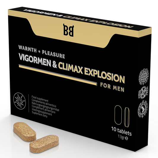 BLACK BULL - VIGORMEN & CLIMAX EXPLOSION MEHR VERGNÜGEN FÜR MÄNNER 10 KAPSELN - Sexotim