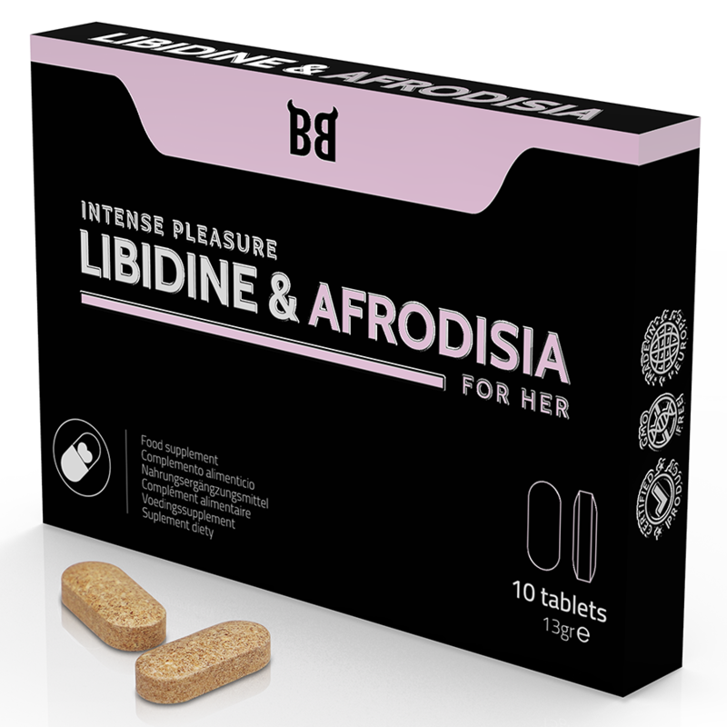 BLACK BULL - LIBIDINE & AFRODISIA INTENSIVES VERGNÜGEN FÜR SIE 10 TABLETTEN - Sexotim