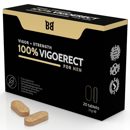 BLACK BULL - 100 % VIGOERECT VIGOR + STÄRKE FÜR MÄNNER 20 TABLETTEN - Sexotim