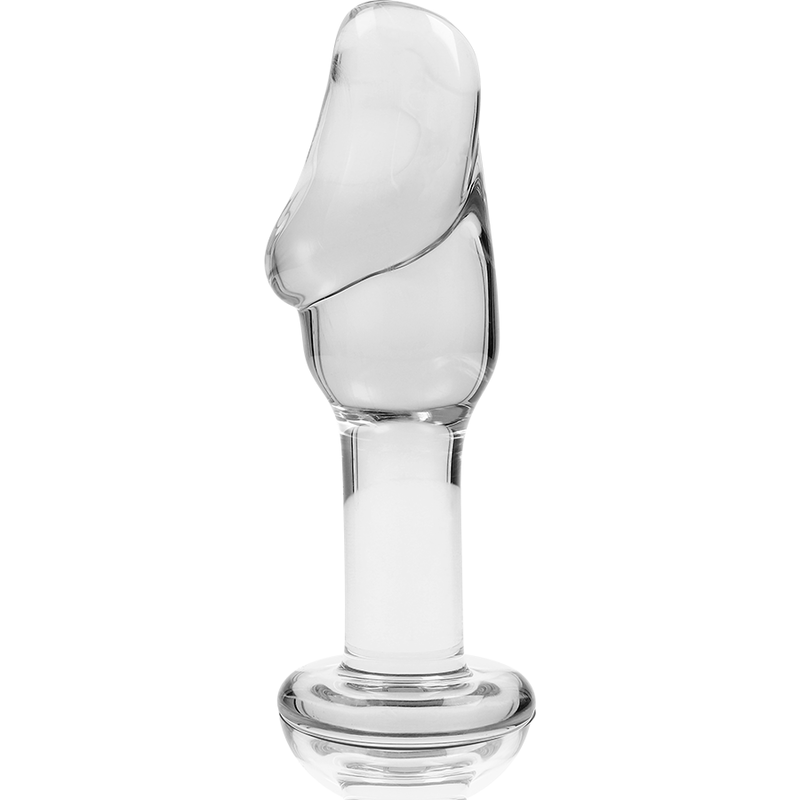 NEBULA SERIES BY IBIZA - MODELL 6 ANALPLUG BOROSILIKATGLAS KLAR 12.5 CM -O- 4 CM - Sexotim