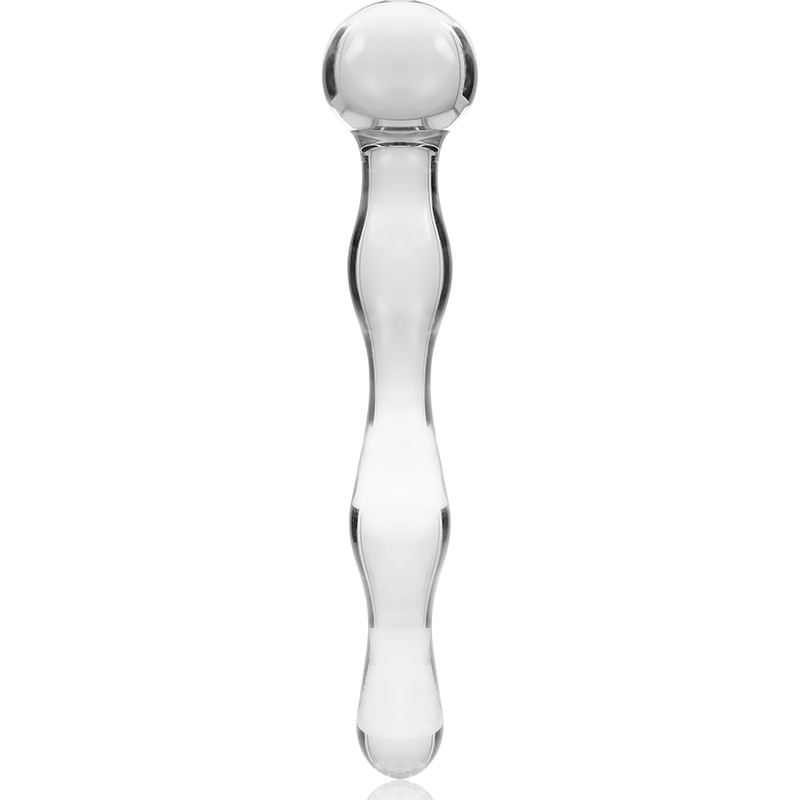 DILDO BOROSILIKATGLAS KLAR -NEBULA SERIES BY IBIZA - MODELL 13 - 18 CM -O- 3.5 CM - Sexotim