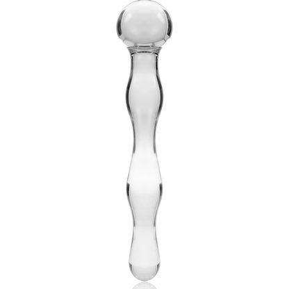 DILDO BOROSILIKATGLAS KLAR -NEBULA SERIES BY IBIZA - MODELL 13 - 18 CM -O- 3.5 CM - Sexotim