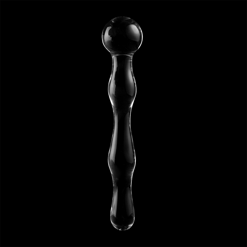 NEBULA SERIES BY IBIZA - MODELL 13 DILDO BOROSILIKATGLAS KLAR 18 CM -O- 3.5 CM - Sexotim