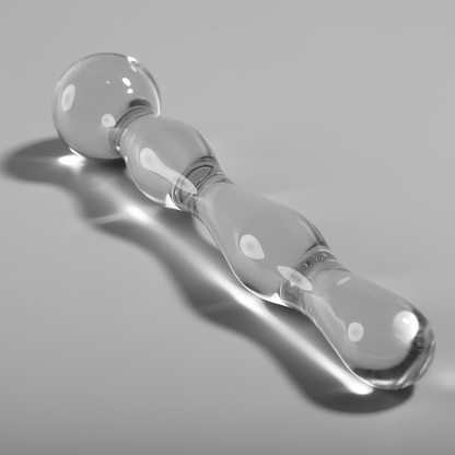 NEBULA SERIES BY IBIZA - MODELL 13 DILDO BOROSILIKATGLAS KLAR 18 CM -O- 3.5 CM - Sexotim