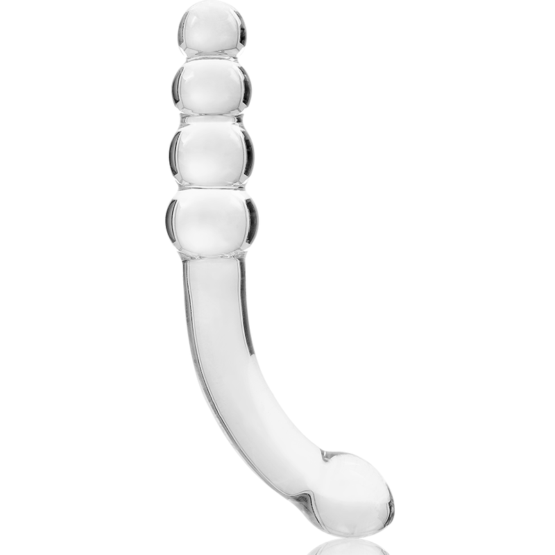 NEBULA SERIES BY IBIZA - MODELL 14 DILDO BOROSILIKATGLAS KLAR 18.5 CM -O- 3 CM - Sexotim
