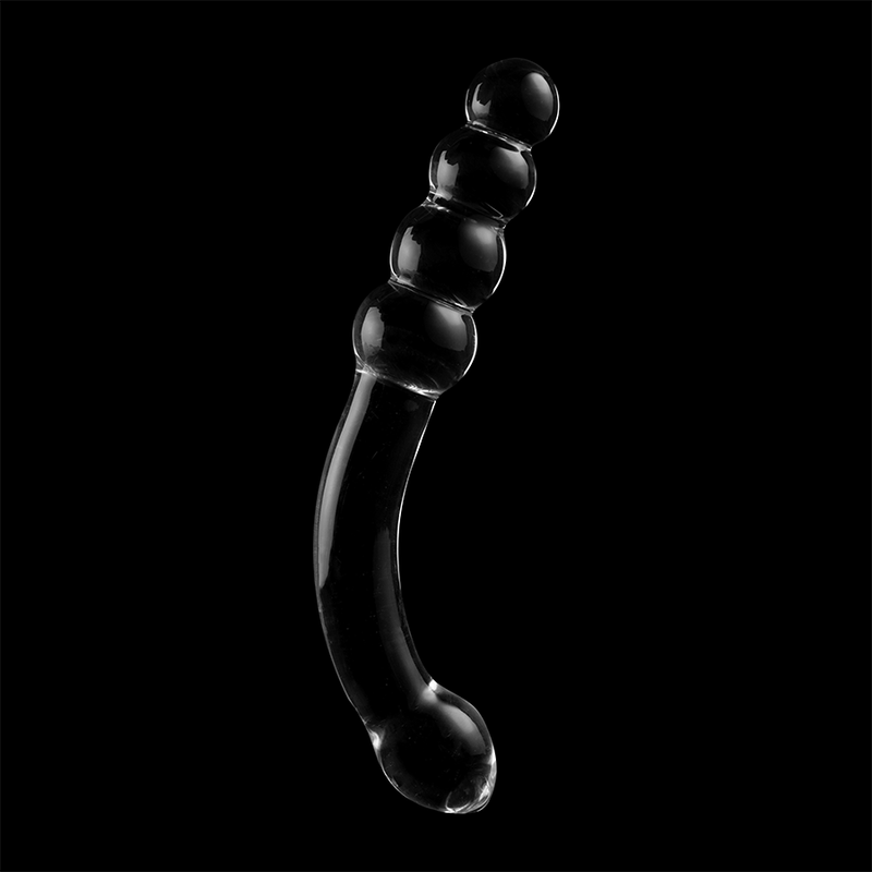 NEBULA SERIES BY IBIZA - MODELL 14 DILDO BOROSILIKATGLAS KLAR 18.5 CM -O- 3 CM - Sexotim