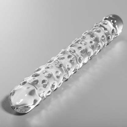 NEBULA SERIES BY IBIZA - MODELL 15 DILDO BOROSILIKATGLAS KLAR 18.5 CM -O- 3 CM - Sexotim