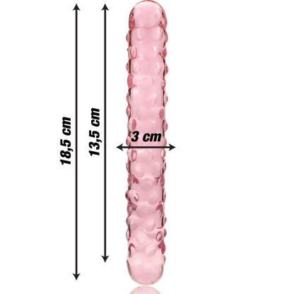 NEBULA SERIES BY IBIZA - MODELL 15 DILDO BOROSILIKATGLAS KLAR 18.5 CM -O- 3 CM - Sexotim