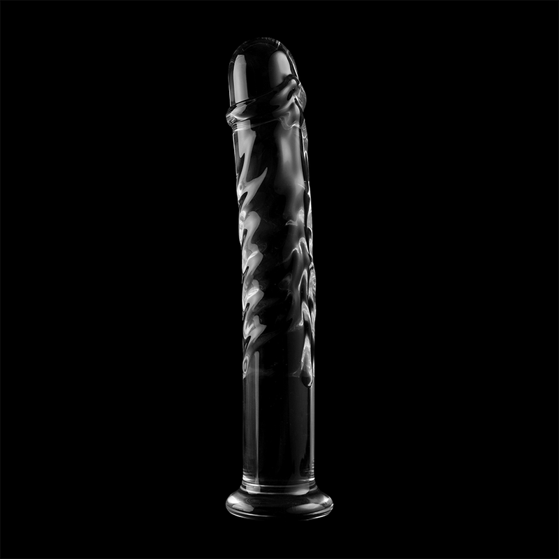 NEBULA SERIES BY IBIZA - MODELL 16 DILDO BOROSILIKATGLAS KLAR 18.5 CM -O- 3 CM - Sexotim