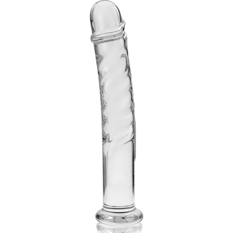 NEBULA SERIES BY IBIZA - MODELL 16 DILDO BOROSILIKATGLAS KLAR 18.5 CM -O- 3 CM - Sexotim