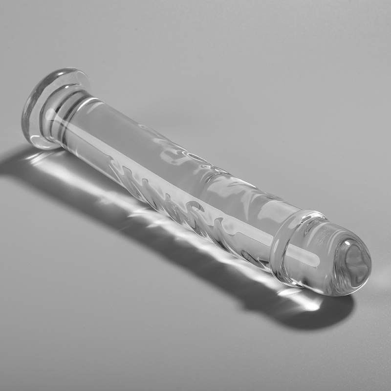 NEBULA SERIES BY IBIZA - MODELL 16 DILDO BOROSILIKATGLAS KLAR 18.5 CM -O- 3 CM - Sexotim