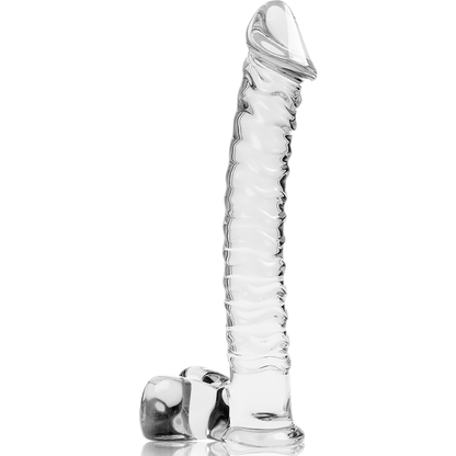 NEBULA SERIES BY IBIZA - MODELL 23 DILDO BOROSILIKATGLAS KLAR 21.5 CM -O- 4 CM - Sexotim