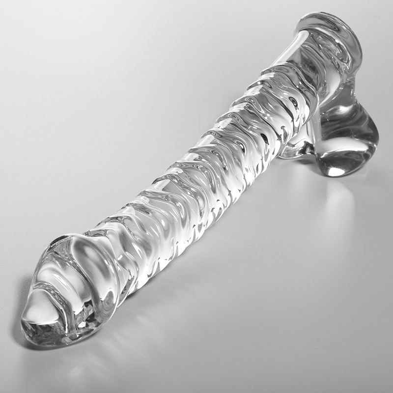 NEBULA SERIES BY IBIZA - MODELL 23 DILDO BOROSILIKATGLAS KLAR 21.5 CM -O- 4 CM - Sexotim