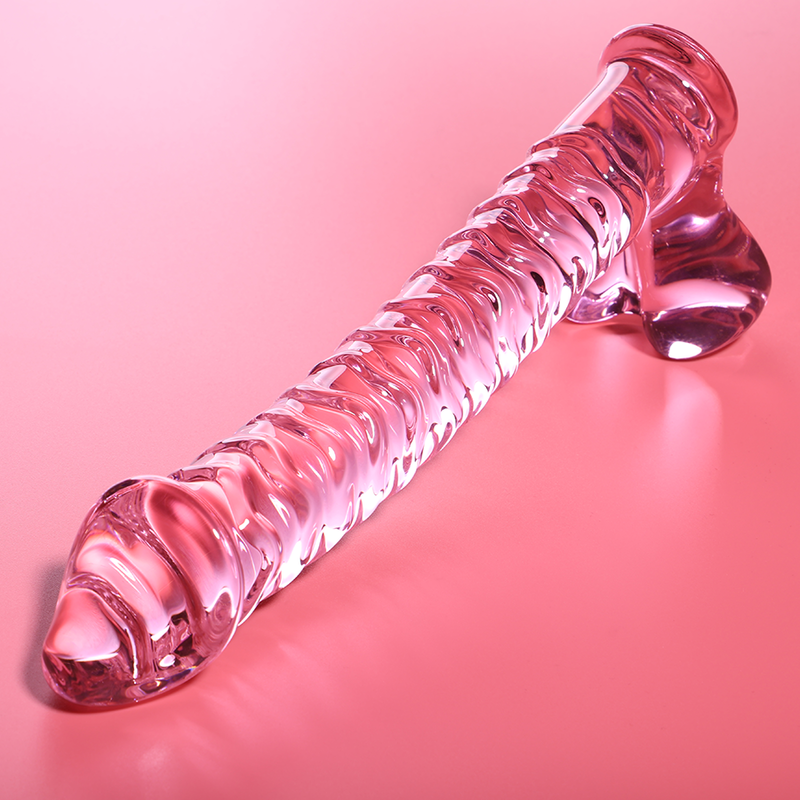 NEBULA SERIES BY IBIZA - MODELL 23 DILDO BOROSILIKATGLAS KLAR 21.5 CM -O- 4 CM - Sexotim