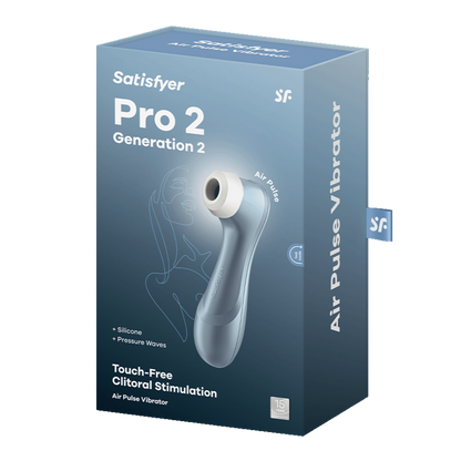 SATISFYER - PRO 2 LUFTPULSSTIMULATOR BLAU / LILA - Sexotim
