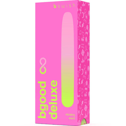 B SWISH - BGOOD INFINITE DELUXE WIEDERAUFLADBARER VIBRATOR ROSA SILIKON - Sexotim