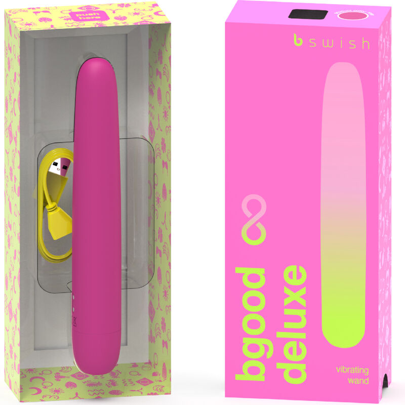 B SWISH - BGOOD INFINITE DELUXE WIEDERAUFLADBARER VIBRATOR ROSA SILIKON - Sexotim