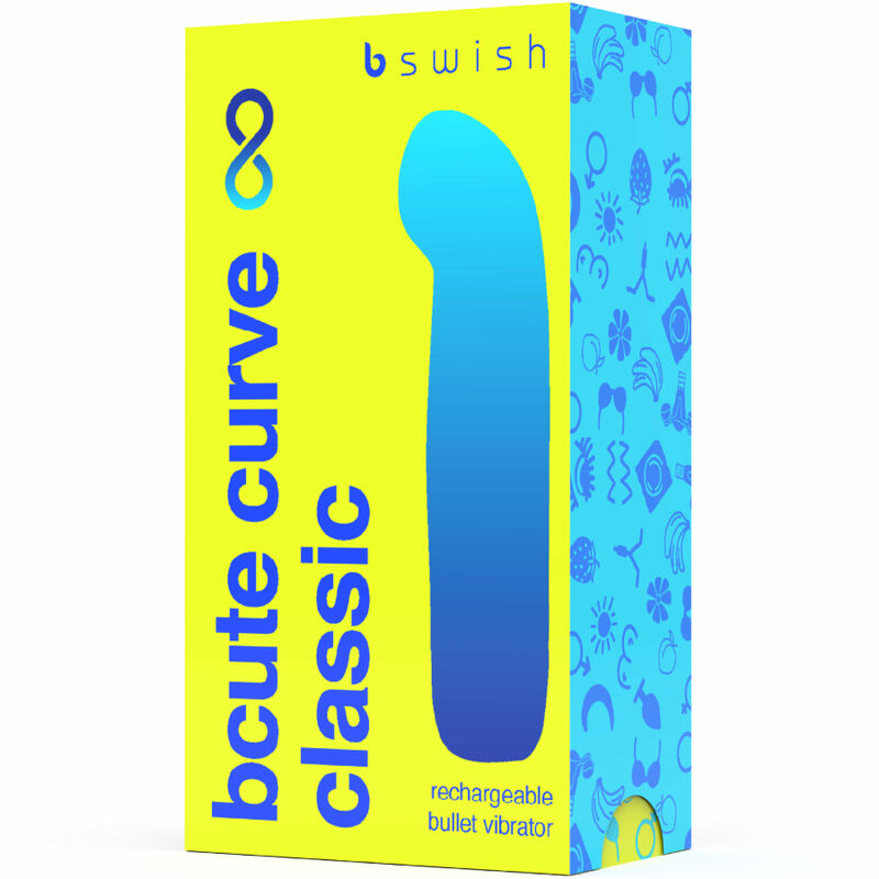 B SWISH - BCUTE CURVE INFINITE KLASSISCHER WIEDERAUFLADBARER SILIKONVIBRATOR GELB - Sexotim