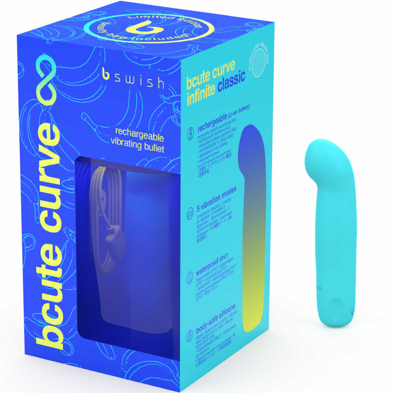 B SWISH - BCUTE CURVE INFINITE CLASSIC LIMITED EDITION BLAUER SILIKON-VIBRATOR - Sexotim