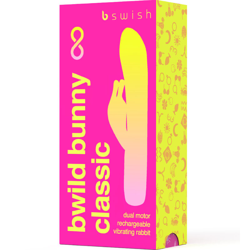 B SWISH - BWILD BUNNY INFINITE KLASSISCHER WIEDERAUFLADBARER VIBRATOR ROSA SILIKON - Sexotim