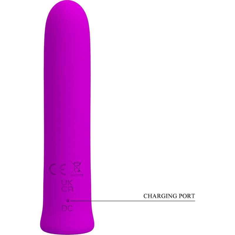 PRETTY LOVE - CURTIS MINI SUPER POWER VIBRATOR 12 LILA SILIKONVIBRATIONEN - Sexotim