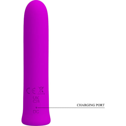 PRETTY LOVE - CURTIS MINI SUPER POWER VIBRATOR 12 LILA SILIKONVIBRATIONEN - Sexotim