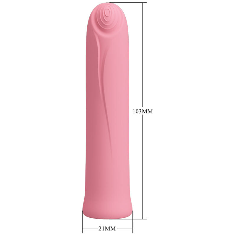 PRETTY LOVE - CURTIS MINI SUPER POWER VIBRATOR 12 ROSA SILIKONVIBRATIONEN - Sexotim