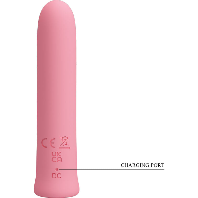 PRETTY LOVE - CURTIS MINI SUPER POWER VIBRATOR 12 ROSA SILIKONVIBRATIONEN - Sexotim