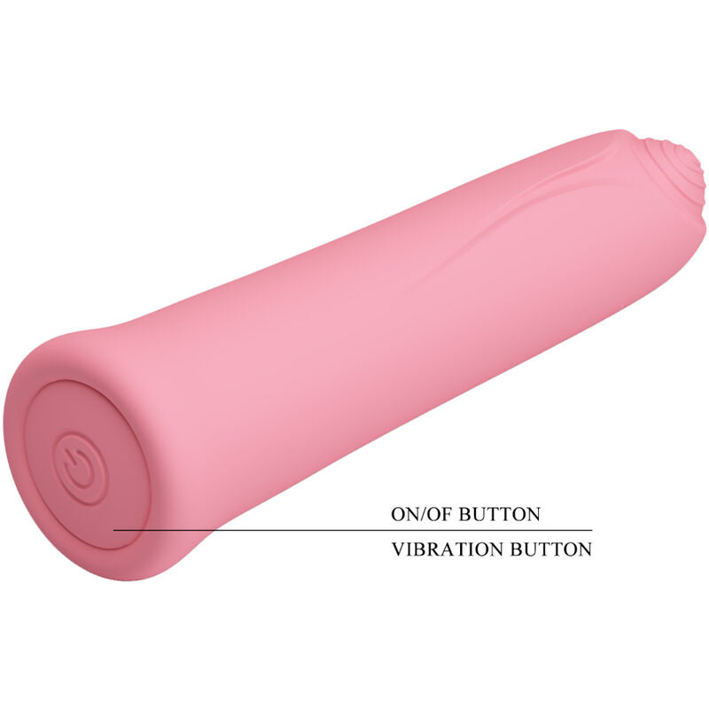 PRETTY LOVE - CURTIS MINI SUPER POWER VIBRATOR 12 ROSA SILIKONVIBRATIONEN - Sexotim