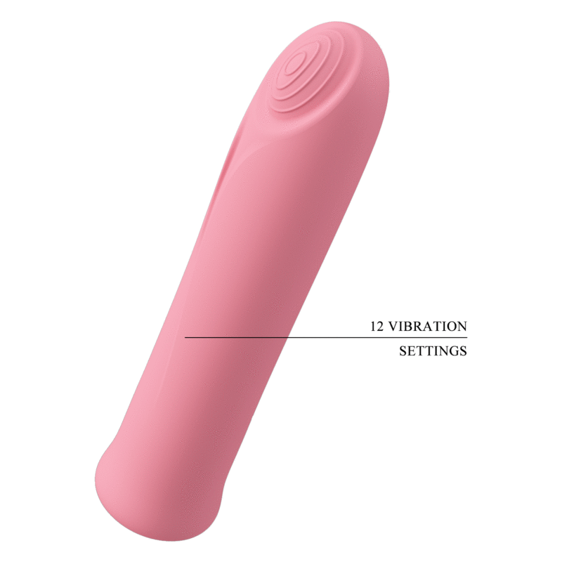 PRETTY LOVE - CURTIS MINI SUPER POWER VIBRATOR 12 ROSA SILIKONVIBRATIONEN - Sexotim