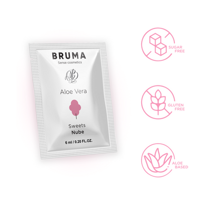 BRUMA - ALOE VERA GLEITGEL ZUCKERWATTE GESCHMACK 6 ML