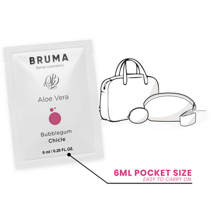 BRUMA - ALOE VERA GLEITGEL BUBBLEGUM GESCHMACK 6 ML - Sexotim