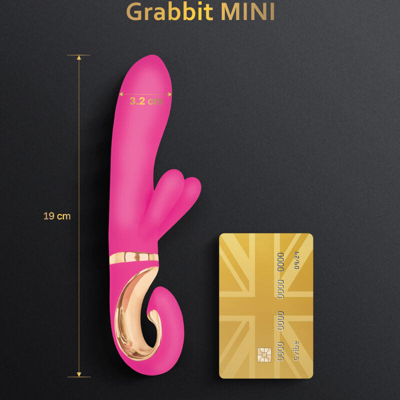 G-VIBE - GRABBIT MINI ROSA SILIKONVIBRATOR - Sexotim