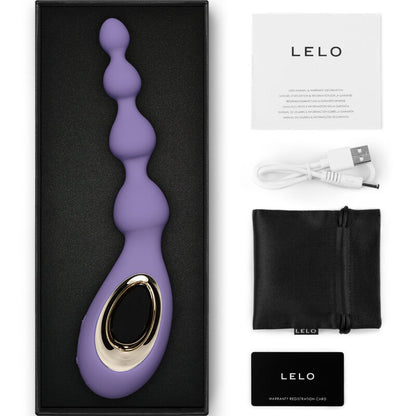 LELO - SORAYA BEADS VIOLET oder SCHWARZ ANAL MASSAGER - Sexotim