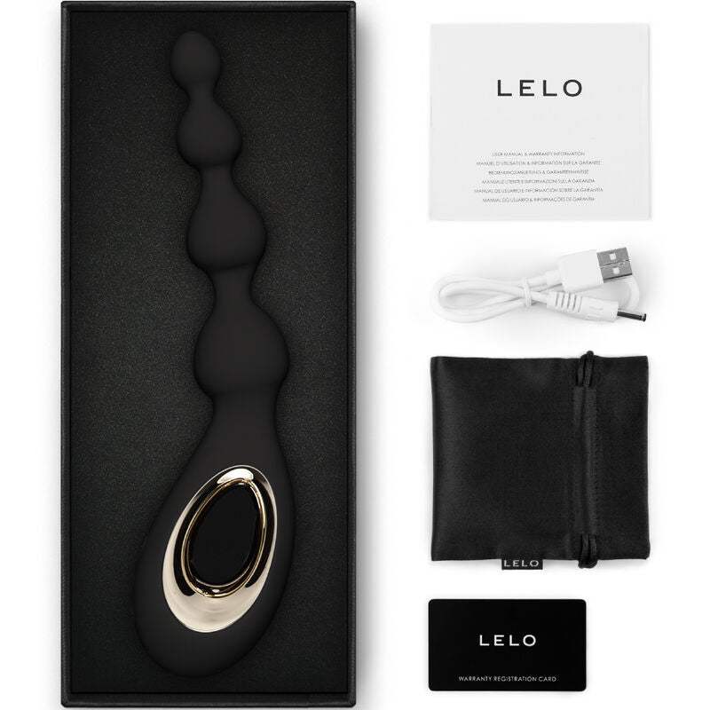 LELO - SORAYA BEADS VIOLET oder SCHWARZ ANAL MASSAGER - Sexotim