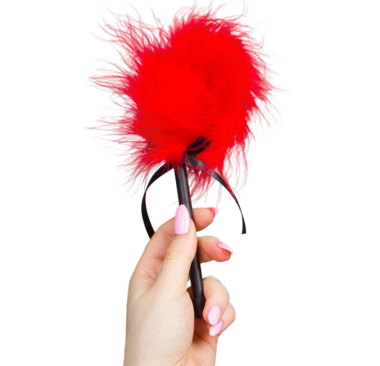 SECRETPLAY - RED MARABOU DUSTER - Sexotim