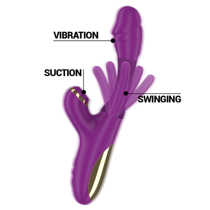 INTENSE - ATENEO WIEDERAUFLADBARER MULTIFUNKTIONSVIBRATOR 7 VIBRATIONEN - Sexotim