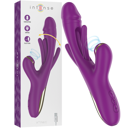 INTENSE - ATENEO WIEDERAUFLADBARER MULTIFUNKTIONSVIBRATOR 7 VIBRATIONEN - Sexotim