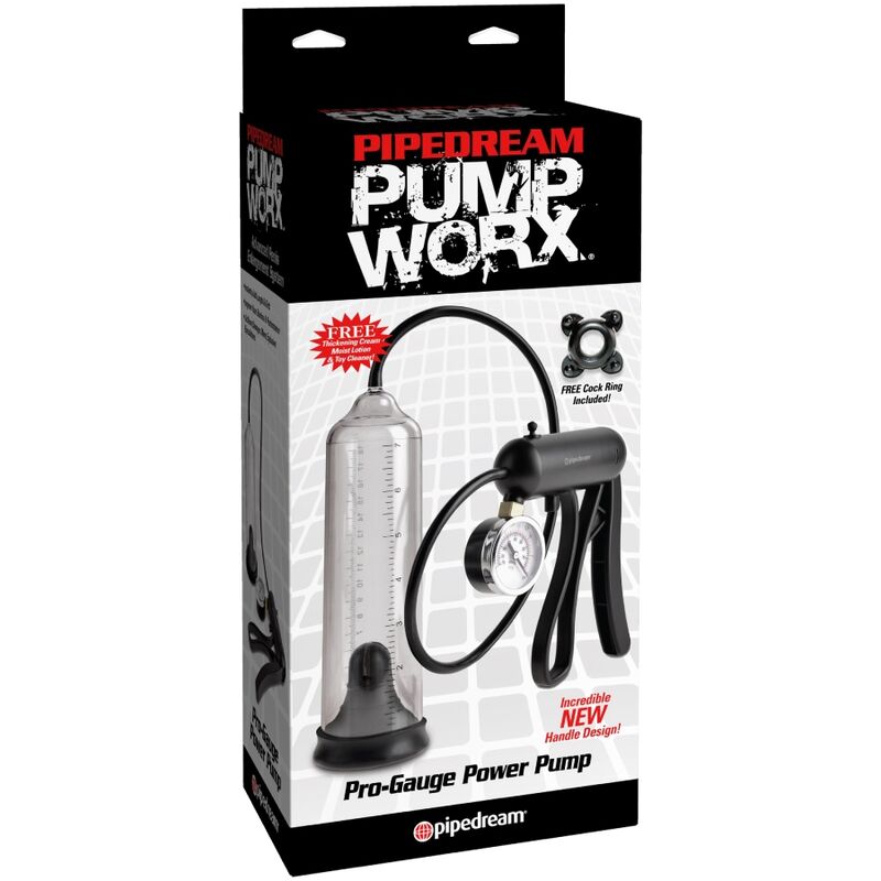 PUMP WORX - PRO-GAUGE KRAFTPUMPE TRANSPARENT - Sexotim