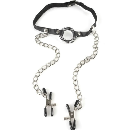 FETISH FANTASY SERIES - SERIE - GAG MIT NIPPELKLEMMEN - Sexotim