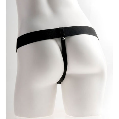 FETISH FANTASY SERIES - VERSTELLBARER GURT REALISTISCHER PENIS MIT WIEDERAUFLADBAREN BLLEN UND VIBRATOR 28 CM - Sexotim