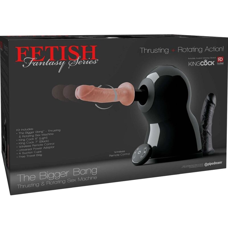 FETISH FANTASY SERIES - SEXMASCHINE, BIGGER BANG, ROTATION UND DRÜCKEN - Sexotim