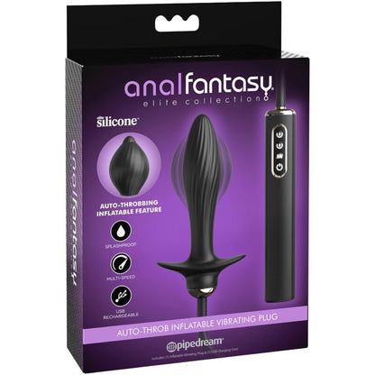 ANAL FANTASY ELITE COLLECTION - AUFBLASBARER PLUG & AUTO-THROB VIBRATOR - Sexotim