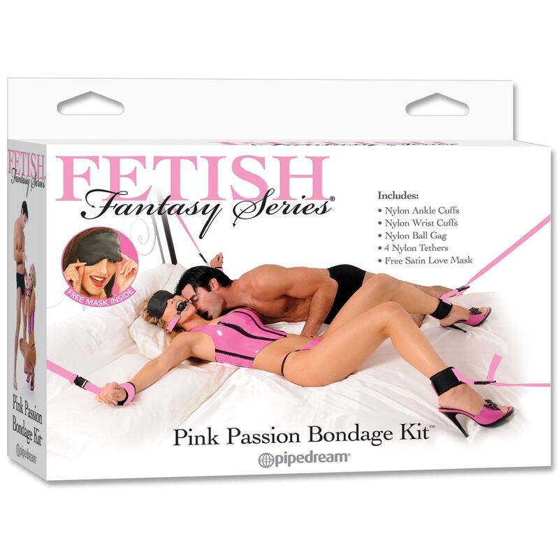 FETISH FANTASY SERIES - KIT BONDAGE ROSA - Sexotim