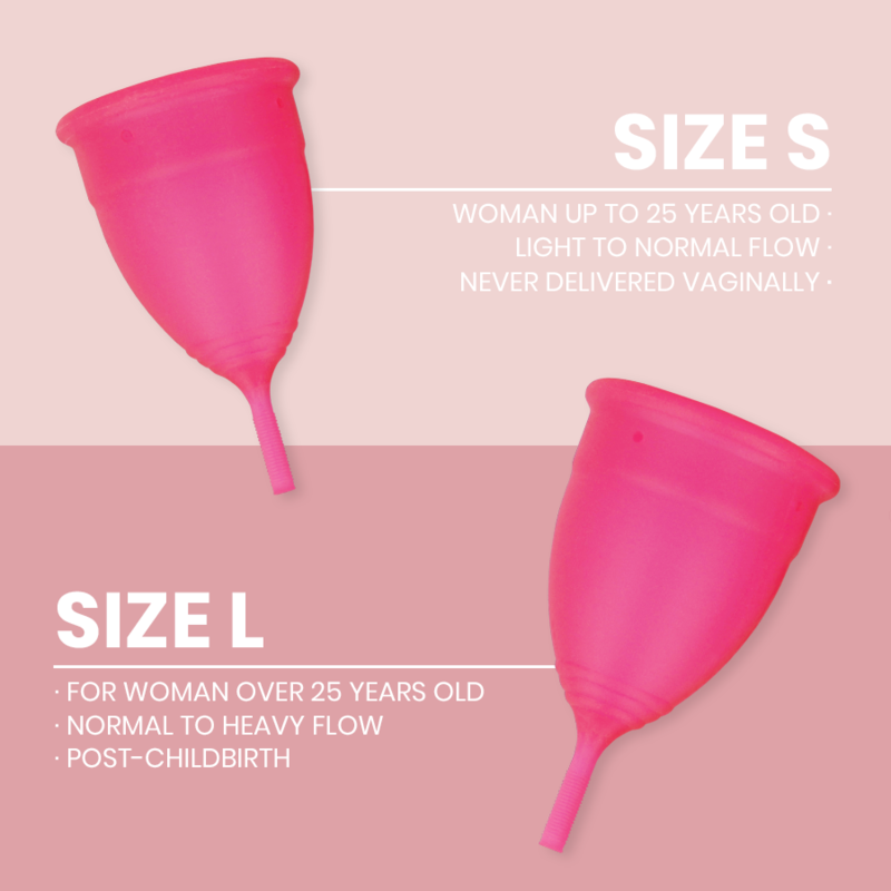 INTIMICHIC - MENSTRUAL CUP MEDIZINISCHES SILIKON - GRÖSSE S - Sexotim