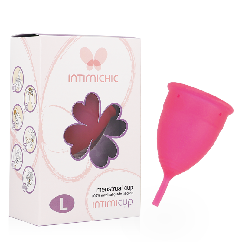 INTIMICHIC - MENSTRUAL CUP MEDIZINISCHES SILIKON - GRÖSSE S - Sexotim