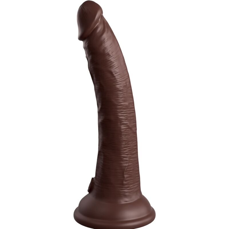 KING COCK - ELITE REALISTISCHER SILIKONDILDO 17.8 CM BRAUN - Sexotim